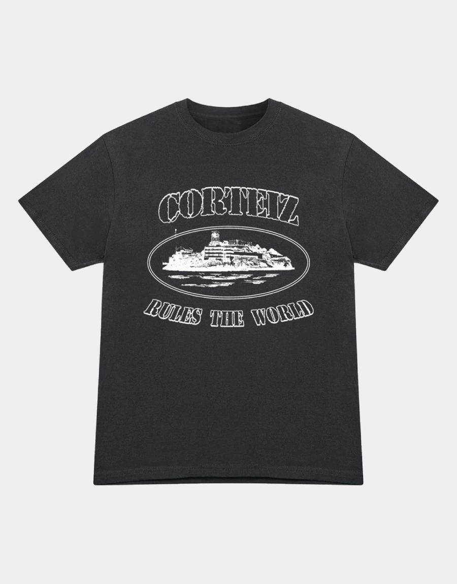 Corteiz OG Alcatraz T-Shirt Black | Corteiz