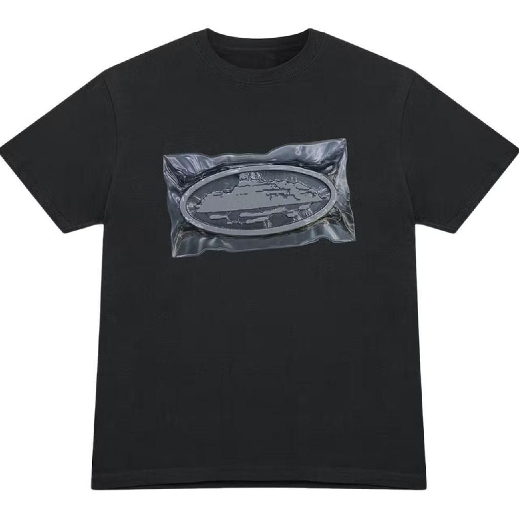 Corteiz Vacuum Sealed T-shirt Black | CorteizRTW